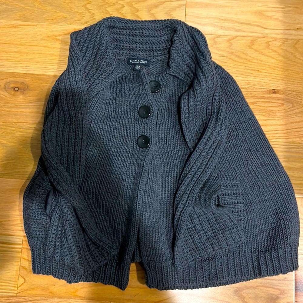 Banana Republic wool sweater shawl